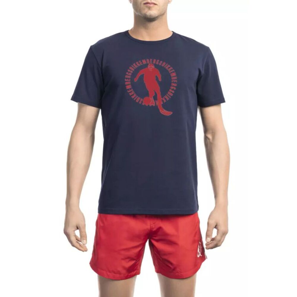 Bikkembergs Black Cotton Men Men's T-Shirt